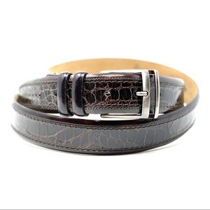 Mezlan Genuine Alligator Belt
